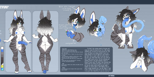 animal_genitalia animal_penis anthro areola balls biped blue_areola blue_penis blue_tongue breasts butt claws countershade_torso countershading equine_genitalia equine_penis erection feet fingers front_view fur genitals gynomorph hair intersex looking_at_viewer lying navel nipples nude nude_anthro nude_gynomorph nude_intersex on_front pawpads paws penis rear_view simple_background smile solo standing stripes tail teeth text toes tongue white_balls white_breasts iskra susie_(susiekyuu) lagomorph leporid mammal rabbit 2026 absurd_res digital_drawing_(artwork) digital_media_(artwork) english_text hi_res letterbox