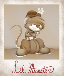ageplay anthro clothed clothing clown diaper diaper_peekage diaper_under_clothing infantilism male pacifier pouting roleplay solo suspenders tramp_clown wearing_diaper zenfetcher mammal mouse murid murine rodent hi_res
