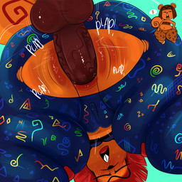 anal anal_penetration anthro anthro_penetrated big_butt blue_clothing blue_leggings blue_legwear blush bodily_fluids buckteeth butt camel_toe clothed clothed_anthro clothed_female clothing curled_tail disembodied_penis duo eyebrows faceless_character faceless_male female female_anthro female_penetrated genital_outline genitals hair huge_butt humanoid_genitalia humanoid_penis leggings legwear looking_pleasured low-angle_view male male/female male_penetrating male_penetrating_female mostly_offscreen_character mostly_offscreen_male pattern_clothing pattern_leggings pattern_legwear penetration penile penile_penetration penis penis_in_ass plap red_hair sex sweat sweaty_face tail teeth text thick_thighs tight_clothing tight_legwear torn_clothing torn_leggings torn_legwear unibrow vulva_outline wide_hips ota_(artist) animal_crossing nintendo hazel_(animal_crossing) mammal rodent sciurid tree_squirrel 1:1 2026 digital_drawing_(artwork) digital_media_(artwork) hi_res