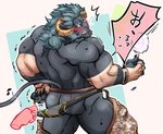 ambiguous_gender anthro assisted_exposure back_muscles blush butt clothed clothing disembodied_hand duo embarrassed male male/ambiguous male_focus muscular muscular_male partially_clothed solo_focus underwear underwear_down pyc6zncwf9uvnpf lifewonders tokyo_afterschool_summoners krampus_(tas) felid lion mammal pantherine hi_res