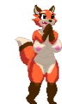 anthro areola barefoot big_breasts biped bouncing_breasts bouncy breasts brown_body brown_fur curvy_figure dipstick_tail eyebrows eyelashes feet female fur gloves_(marking) happy jumping leg_markings markings multicolored_tail nipples nude orange_body orange_fur simple_background slightly_chubby socks_(marking) solo tail tail_markings tail_motion tailwag thick_thighs transparent_background voluptuous white_body white_fur wide_hips tsunamidusher steffanni canid canine fox mammal red_fox true_fox 2017 alpha_channel animated digital_media_(artwork) low_res pixel_(artwork) pixel_animation short_playtime