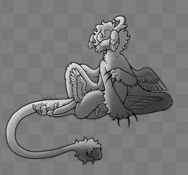 anthro broken_halo casual_erection claws erection eyeless feathered_wings feathers featureless_feet feet fluffy fur fuzzy genitals halo head_wings long_claws male multi_wing nude penis pose small_penis solo tail tail_wings tapering_penis tasteful_nudity unusual_anatomy unusual_tail unusual_wing_placement wings ombekende creatures_of_sonaria roblox angelic_warden warden_(creatures_of_sonaria) hi_res monochrome shaded signature