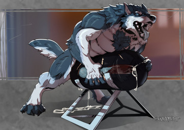 anthro anthro_penetrating aroused aroused_male biceps big_muscles blue_body blue_eyes blue_fur bodily_fluids body_hair breeding_mount breeding_mount_use chest_hair claws cum cum_drip cum_dripping_on_floor cum_from_penis cum_in_sex_toy cum_inside cum_on_ground cum_on_own_penis cum_on_penis cum_on_self cumming_from_penetration digitigrade dripping ejaculating_while_penetrating ejaculation ejaculation_while_penetrating fangs fangs_bared fur genital_fluids genitals humping internal looking_pleasured male male_anthro male_penetrating manly masturbation multicolored_body multicolored_fur muscular muscular_anthro muscular_male nude nude_anthro nude_male orgasm orgasm_face pecs penetrable_sex_toy penetrable_sex_toy_penetration penetration penile penile_masturbation penis rough_masturbation sex_toy solo tail teeth thick_arms thick_thighs thrusting thrusting_forward tongue tongue_hanging_out tongue_out two_tone_body two_tone_fur white_body white_fur scrappyvamp mythology rebirth_the_frostwolf canid canine canis mammal mythological_canine mythological_creature werecanid werecanine werecreature werewolf wolf hi_res