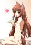 <3 animal_ears bed breasts brown_hair canine female hair horo human hybrid kneeling long_hair mammal red_eyes sitting solo spice_and_wolf tail_stimulation unknown_artist wolf_ears
Rating: Questionable
Score: 2
User: Kitsu~
Date: January 02, 2009