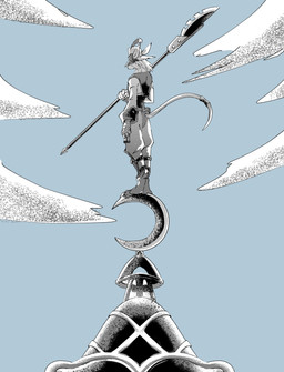 4_fingers accessory anthro biped bottomwear claws clothed clothed_anthro clothed_male clothing cloud cropped_jacket detailed_background digitigrade feathers feet fingers fully_clothed fully_clothed_anthro fully_clothed_male furgonomics hair hand_wraps hat headgear headwear holding_melee_weapon holding_object holding_polearm holding_spear holding_weapon kemono male male_anthro melee_weapon outside pants polearm pose sky snout solo spear standing tail tail_accessory toe_claws topwear weapon wraps uni-6 final_fantasy final_fantasy_ix square_enix sir_fratley burmecian mammal rodent 2025 absurd_res digital_drawing_(artwork) digital_media_(artwork) full-length_portrait hi_res monochrome portrait screentone shaded
