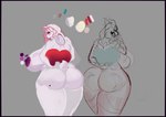 anthro belly big_breasts big_butt black_border border breasts butt duo female female/female fur horn huge_breasts huge_butt incest_play mature_female solo stripes white_body white_fur moyco undertale undertale_(series) asriel_dreemurr_(god_form) toriel boss_monster_(undertale) bovid caprine goat mammal absurd_res hi_res unfinished daughter_(lore) incest_(lore) incestuous_temptation_(lore) mother_(lore) mother_and_child_(lore) mother_and_daughter_(lore) parent_(lore) parent_and_child_(lore) parent_and_daughter_(lore)