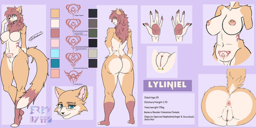 anatomy anthro anus areola bald_crotch barbell_piercing belly big_breasts big_butt big_tail big_vulva biped black_nails blue_eyes breasts bridge_piercing butt butt_focus butt_shot clitoral_hood clitoral_hood_piercing clitoris clitoris_piercing close-up clothed clothing color_swatch colored_nails comparison curvy_figure diagram ear_piercing eyebrow_piercing eyelashes facial_piercing female female_anthro fingerpads fur genital_close-up genital_focus genital_piercing genital_shot genitals guiche_piercing hair hair_color handpaw hch_piercing humanoid_genitalia humanoid_vulva information innie_vulva lip_piercing long_eyelashes magical_tattoo markings measurements monroe_piercing multicolored_body multicolored_clothing multicolored_fur multicolored_markings multiple_angles multiple_piercings multiple_poses nails navel navel_piercing nipple_piercing nipples no_underwear nose_piercing nude nude_anthro nude_female off/on orange_body pawpads paws piercing pink_anus pink_areola pink_body pink_clitoris pink_nipples pink_skin plump_vulva pose potbelly presenting presenting_anus presenting_vulva pubic_tattoo rear_view red_hair red_stripes ring_piercing slightly_chubby slightly_chubby_anthro slightly_chubby_female solo standing stripes tail tattoo text thick_thighs three-quarter_view topwear tuft vch_piercing voluptuous voluptuous_anthro voluptuous_female vulva vulva_close-up vulva_focus vulva_piercing vulva_shot wide_hips womb_tattoo jeremy_dytto lyliniel_(jeremy_dytto) angel demon domestic_cat felid feline felis hybrid mammal nephalem succubus absurd_res character_name english_text full-length_portrait hi_res model_sheet portrait spanish_description spanish_text species_name three-quarter_portrait