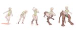 basic_sequence blonde_hair breasts clothed clothing female five_frame_image five_frame_sequence fur hair hooves human_to_taur human_torso linear_sequence mid_transformation multi_frame_sequence nude open_mouth short_hair simple_background solo species_transformation surprise torn_clothing transformation transformation_sequence underwear uglyshadow mythology canid canid_demon canid_taur canine canine_taur canis demon dog_taur domestic_dog hellhound human humanoid mammal mammal_taur mythological_canine mythological_creature taur 2019 sequence