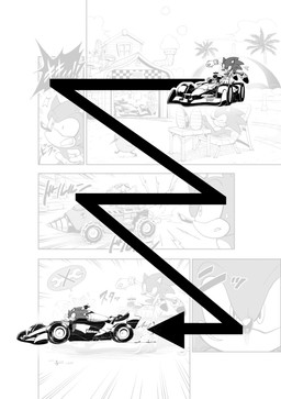 anthro bodily_fluids car chair driving eyes_closed furniture group male on_chair outside palm_tree plant race race_car sitting sitting_on_chair sleeping sweat text tree trio umbrella vehicle pungter sega sonic_the_hedgehog_(series) dr._eggman miles_prower sonic_the_hedgehog canid canine eulipotyphlan fox hedgehog human mammal 2025 absurd_res comic copyright_name cover cover_art cover_page digital_drawing_(artwork) digital_media_(artwork) hi_res japanese_text monochrome official_art