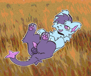 anus balls blush blush_lines feral fluffy fur fur_markings genitals glistening gynomorph hair hair_over_eye intersex markings pawpads paws penile_spines penis simple_background smile solo tail vedacia nintendo pokemon delsyn_(veevobyte) generation_4_pokemon pokemon_(species) shinx colored digital_media_(artwork) trans_(lore) trans_woman_(lore)