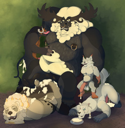 anthro balls big_balls big_penis bodily_fluids butt cum cum_in_ass cum_in_mouth cum_inside cum_on_butt fingering genital_fluids genitals group male male/male overweight overweight_male penis bigbearbenny blizzard_entertainment warcraft blackbullben_(bigbearbenny) duna_(bigbearbenny) grener_(bigbearbenny) grymal_(bigbearbenny) torthuum_(bigbearbenny) bear bovid bovine canid highmountain_tauren mammal pandaren tauren vulpera werecanid werecreature worgen absurd_res hi_res