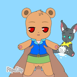 anthro bodily_fluids clothing cum cum_in_vagina cum_inside duo female genital_fluids genitals group male male/female panties penetration penile penile_penetration penis penis_in_vagina plushie sex sex_toy size_difference underwear vaginal vaginal_penetration young ace_core bear bovid canid canine caprine felid human humanoid mammal sheep 1:1 animated digital_media_(artwork) flipaclip_(artwork) long_playtime video