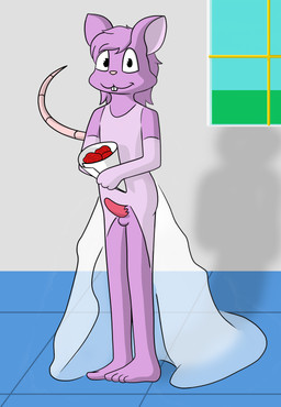 anthro bride church clothed clothing crossdressing erection genitals male penis solo lucyhaupdarsteller punpun animal_humanoid humanoid mammal mammal_humanoid mouse mouse_humanoid murid murid_humanoid murine murine_humanoid rodent rodent_humanoid absurd_res hi_res