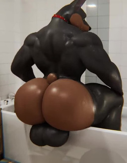 anthro back_muscles backsack balls barazoku bathroom bathtub big_balls big_butt big_muscles bouncing_balls bouncing_butt bubble_butt butt butt_jiggle butt_ripples collar collar_only genitals huge_balls huge_butt huge_muscles huge_thighs indoor_nudity inside jiggling looking_back male male_anthro muscular muscular_anthro muscular_male nude nude_anthro nude_male presenting presenting_balls presenting_hindquarters rear_view shaking_butt sitting solo thick_thighs triceps twerking morethreedee canid canine canis dobermann domestic_dog mammal pinscher 2023 3d_(artwork) 3d_animation animated digital_media_(artwork) high_framerate short_playtime sound video