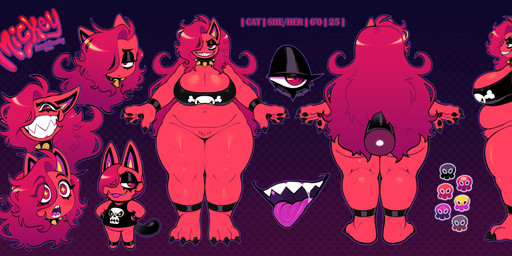3_claws 3_toes 4_claws alternative_fashion anklet_(marking) anthro belly big_breasts big_butt biped black_claws black_clothing black_collar black_crop_top black_eyebrows black_eyeshadow black_inner_ear black_markings black_pawpads black_shirt black_tail black_topwear bodily_fluids bone bottomless bottomless_anthro bottomless_female bracelet_(marking) breasts butt cat_tail claws close-up clothed clothing collar color_swatch crop_top curvy_figure cutaway cute_fangs excited eye_shot eye_through_hair eyebrows eyelashes eyeshadow fangs feet female female_anthro finger_claws foot_shot freckled_arms freckled_breasts freckled_butt freckled_legs freckles front_view fupa fur glistening glistening_hair goth grin hair hair_over_eye hand_shot handpaw happy imperial_unit long_hair makeup markings mouth_shot naturally_censored navel nickname no_underwear noseless one_eye_obstructed open_mouth orthographic overweight overweight_anthro overweight_female partially_clothed partially_clothed_anthro partially_clothed_female pattern_background pawpads paws pointy_ears prick_ears pronouns pubes purple_background purple_inner_ear purple_mouth purple_tongue rear_view red_body red_ears red_eyes red_fur red_hair red_pubes red_text saliva saliva_string shirt side_view simple_background skull skull_and_crossbones skull_pawpads skull_print smile solo spiked_collar spikes standing star_eyes stated_age stated_height style_emulation tail teeth text thick_thighs toe_claws toes tongue topwear translucent translucent_hair unimpressed venus_figure voluptuous wide_hipped_anthro wide_hipped_female wide_hips yellow_inner_ear yellow_spikes yellow_star toxicsoul77 animal_crossing nintendo toon_michaela domestic_cat felid feline felis mammal 2024 absurd_res character_name colored digital_drawing_(artwork) digital_media_(artwork) english_description english_text full-length_portrait headshot_portrait hi_res model_sheet multiple_images portrait shaded species_name widescreen