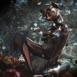 anthro clothing cowboy_hat female hat headgear headwear inanimate_transformation outside petrification plant sculpture sitting solo statue transformation tree steamyart friendship_is_magic hasbro my_little_pony applejack_(mlp) earth_pony equid equine horse mammal pony 1:1 3d_(artwork) absurd_res blender_(artwork) blender_cycles_(artwork) digital_media_(artwork) hi_res