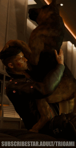 bedroom bestiality cowgirl_position duo female feral feral_penetrated from_front_position genitals human_on_feral human_penetrating human_penetrating_feral interspecies male male/female male_on_feral on_bottom on_top penetration penis realistic_feral sex trioami260 canid canine canis domestic_dog german_shepherd herding_dog human mammal pastoral_dog 3d_(artwork) 3d_animation animated digital_media_(artwork) short_playtime