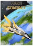 absurd_res avali border comic conrie cover cover_art cover_page hi_res planet sea spacecraft star text vehicle water white_border zero_pictured