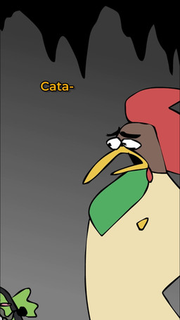 anthro beak belt bite biting_lip biting_own_lip black_clothing black_eyebrows black_hood black_nose black_robe black_suit blood blue_clothing blue_shirt blue_topwear bodily_fluids bottomwear brown_belt brown_body brown_clothing brown_hat brown_headwear brown_jacket brown_topwear clothed clothed_anthro clothed_male clothing dialogue eyebrows female female_anthro floppy_ears folded_ears fully_clothed fully_clothed_anthro fully_clothed_male fur green_body green_clothing green_ears green_shirt green_skin green_text green_topwear grey_body grey_bottomwear grey_clothing grey_fur grey_hood grey_pants group hand_in_pocket hat headgear headwear humor jacket lying male male_anthro on_front orange_sclera pants pink_sclera pockets purple_clothing purple_robe red_comb_(anatomy) red_eyes robe self_bite shirt suit talking_to_another tan_body tan_fur teeth text topwear white_clothing white_jacket white_topwear yellow_beak yellow_hood shoocharu root_(game) booker_(legends_of_avantris) peggy_(legends_of_avantris) amphibian avian bird canid canine canis chicken domestic_dog frog galliform mammal molosser mouse murid murine phasianid procyonid pug raccoon rodent small_molosser toy_dog 2025 2d_animation 9:16 adobe_animate_(artwork) animated digital_media_(artwork) english_audio english_text hi_res long_playtime meme sound subtitled voice_acted webm