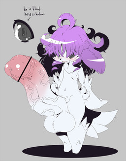 balls big_balls big_penis blind blush censor_bar curly_hair disability foreskin fur genitals glans hair huge_penis humanoid_genitalia humanoid_penis hyper hyper_genitalia hyper_penis ineffective_censorship long_penis male multicolored_penis navel open_mouth penis purple_hair red_glans simple_background small_but_hung solo two_tone_penis vein veiny_penis white_body white_fur young macop canid canine mammal 2018 censored hi_res