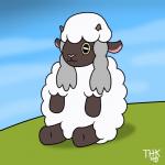 ambiguous_gender brown_body daww fluffy fur horn pink_nose poof sitting smile solo white_body white_fur white_wool wool_(fur) yellow_sclera thehuskyk9_(artist) nintendo pokemon bovid caprine generation_8_pokemon mammal pokemon_(species) wooloo 1:1 2019 digital_drawing_(artwork) digital_media_(artwork) hi_res