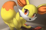 ambiguous_gender feral orange_eyes solo auroriia nintendo nintendo_switch pokemon fennekin generation_6_pokemon pokemon_(species) 2021 absurd_res digital_media_(artwork) hi_res