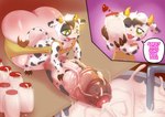 anthro balls big_balls big_penis black_body black_nose bodily_fluids clothed clothing container cum cum_in_container cumshot dialogue drooling ejaculation excessive_cum excessive_genital_fluids exclamation_point feet fingers foreskin genital_fluids genitals glass glass_container glass_jar green_eyes hair heart_reaction heart_symbol holding_container holding_jar holding_object horn huge_balls huge_penis humanoid_genitalia humanoid_penis hyper hyper_balls hyper_genitalia hyper_penis jar long_penis looking_at_viewer looking_down looking_pleasured male masturbation open_mouth orgasm orgasm_face partially_retracted_foreskin penis saliva small_but_hung solo speech_bubble text thick_penis thick_thighs toes tongue vein veiny_penis white_balls white_body white_hair white_penis yellow_horn young modca mellow_(syuro) bovid bovine cattle holstein_friesian_cattle mammal 2018 english_text