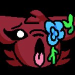 ahegao emote eyelashes female flower head_tuft looking_pleasured mouth_shot open_mouth plant rose_(flower) solo tongue tuft iloveslutyshortstax rain_world videocult sarasul_(smolreapy) slugcat 1:1 alpha_channel