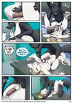 alfred_hadalen anal anal_knotting anal_orgasm anal_penetration baelin_vitrin balls black_body black_fur black_penis blonde_hair blue_eyes bodily_fluids canid canine comic cum cum_in_ass cum_in_mouth cum_in_own_mouth cum_in_self cum_inside cum_kiss cum_on_belly cum_on_body cum_on_face cum_on_own_face cum_on_self cum_while_penetrated cumshot dialogue digital_media_(artwork) duo ejaculation english_text erection fennec_fox feretta fox from_front_position fur furniture genital_fluids genitals hair hands-free hi_res humanoid_genitalia humanoid_penis kissing knot knotting locker looking_pleasured lying male male/male male_penetrated male_penetrating male_penetrating_male mammal mink missionary_position mustelid musteline on_back on_table orgasm penetration penis sex shaded snowballing speech_bubble table tale_of_tails text true_fox true_musteline white_balls white_body white_fur