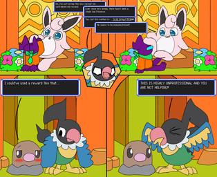 3_fingers 3_toes blush clothing dialogue featureless_feet feet fingers foot_fetish foot_play footjob group male open_mouth paws penile purple_body sex smile speech_bubble text toes secretsableye nintendo pokemon pokemon_mystery_dungeon spike_chunsoft chatot_(eotds) guildmaster_wigglytuff sabes chatot diglett generation_1_pokemon generation_3_pokemon generation_4_pokemon pokemon_(species) sableye wigglytuff comic digital_media_(artwork) english_text hi_res