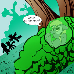 dialogue female feral forest forgotten grass group horn open_mouth plant solo speech_bubble text tongue trapped tree trio wings madmax friendship_is_magic hasbro my_little_pony mythology derpy_hooves_(mlp) pinkie_pie_(mlp) rainbow_dash_(mlp) twilight_sparkle_(mlp) earth_pony equid equine horse mammal mythological_creature mythological_equine pegasus pony unicorn 1:1 2012 english_text hi_res