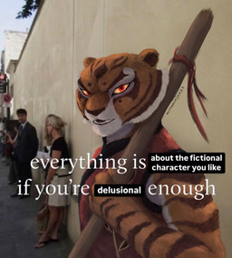 anthro clothed clothing female fur glowing glowing_eyes looking_at_viewer multicolored_body multicolored_fur photo photo_background real red_eyes solo staff stripes text the_truth topwear yellow_sclera alytarch dreamworks kung_fu_panda master_tigress felid mammal pantherine tiger 2025 digital_media_(artwork) digital_painting_(artwork) draw_over english_text hi_res meme painting_(artwork) photography_(artwork) portrait reaction_image signature