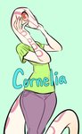 albino anthro bottomwear clothing female flat_chested hand_on_face looking_at_viewer pants red_eyes red_sclera shirt solo standing topwear glacierclear cornelia_(glacierclear) colubrid corn_snake lampropeltini rat_snake reptile scalie snake digital_media_(artwork) hi_res