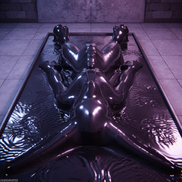 animal_genitalia animal_penis anthro anthro_on_anthro arms_tied balls bdsm biped black_body black_clothing black_latex bondage bound bulge canine_genitalia canine_penis chamber claws clothed clothing degradation depth_of_field encasement feet genitals hindpaw immobile inside latex latex_clothing latex_penis latex_skinsuit legs_tied lying lying_on_ground male male/male multicolored_body nasal_tube on_ground orgasm_denial paws penis permanent_bondage permanent_encasement permanent_orgasm_denial permanent_sensory_deprivation predicament_bondage reflection sealed sensory_deprivation skinsuit slim slim_anthro slim_male slim_sub solo submissive submissive_male tail text tight_clothing tube vacuum_bed vacuum_sealed dragonplayer dragonplayer_(character) canid canine canis fox mammal rexouium 1:1 3d_(artwork) absurd_res blender_(artwork) blender_cycles_(artwork) digital_media_(artwork) english_text hi_res