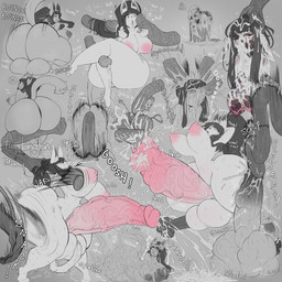 abuse anthro areola balls big_balls big_butt big_penis biped bite_mark bodily_fluids breasts bruised bruised_breast bruised_eye bruised_face butt butt_slap cock_and_ball_torture crossed_legs cum cum_covered dildo ear_penetration eye_penetration fingering genital_fluids genital_torture genitals gynomorph gynomorph_penetrated hair hair_grab hairjob huge_balls huge_butt huge_penis hung_bottom hyper hyper_genitalia hyper_penis inner_ear_fluff intersex intersex_penetrated messy nipples nude penetration penile penile_penetration penis penis_in_ear penis_on_face sex sex_toy sex_toy_in_urethra sex_toy_insertion slap thick_thighs thigh_sex touching_hair toying_partner tuft urethral urethral_fingering urethral_penetration vein veiny_penis vibrator tingtongten martel_(megatome) domestic_cat felid feline felis mammal 1:1 hi_res