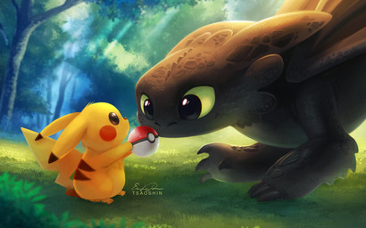 2014 ambiguous_gender crossover cute dragon duo feral forest fur grass hi_res how_to_train_your_dragon night_fury nintendo outside pikachu pokéball pokémon toothless tree tsaoshin video_games yellow_fur
Rating: Safe
Score: 20
User: Mienshao
Date: December 08, 2014 2014 ambiguous_gender crossover cute dragon duo feral forest fur grass hi_res how_to_train_your_dragon night_fury nintendo outside pikachu pokéball pokémon toothless tree tsaoshin video_games yellow_fur
Rating: Safe
Score: 20
User: Mienshao
Date: December 08, 2014