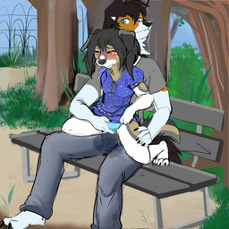 age_difference anthro anthro_on_anthro assisted_peeing barefoot blush bodily_fluids claws clothed clothing dress duo feet female female_penetrated fur genital_fluids genitals hair heterochromia hindpaw larger_male looking_pleasured male male/female male_penetrating male_penetrating_female older_male open_mouth orgasm orgasm_face panties paws peeing penetration plantigrade sex size_difference smaller_female smile tail toe_claws toes tongue topwear underwear urine vaginal wetting young young_anthro younger_female lobadelaluna lily_campbell rorick_kintana canid canine canis collie domestic_dog herding_dog mammal pastoral_dog rough_collie sheepdog 1:1 absurd_res digital_media_(artwork) hi_res story story_in_description incest_(lore) niece_(lore) uncle_(lore) uncle_and_niece_(lore)