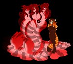 big_breasts biped blush breasts brown_body brown_countershading clenched_teeth countershading devilish_grin featureless_crotch female group hair horn huge_breasts looking_down_at_self markings nude one_eye_closed open_mouth orange_hair orange_markings paws pink_body pink_countershading puddle quadruped red_body red_hair simple_background smile standing striped_markings striped_tail stripes tail tail_markings teeth transparent_background trio unusual_anatomy white_markings aakashi european_mythology greek_mythology mythology dezblade joducus ailurid goo_creature hydra mammal red_panda taur 2014 alpha_channel colored shaded