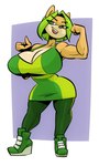 anthro breasts cleavage clothed clothing female solo thick_thighs wide_hips bigdad activision crash_bandicoot_(series) crash_team_racing_(series) crash_team_racing_nitro-fueled ami_bandicoot bandicoot mammal marsupial 2020 tagme