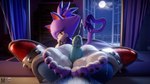 5_toes anthro bed bedroom blush bodily_fluids claws cum cum_on_feet duo feet female first_person_view foot_fetish foot_play footjob furniture genital_fluids genitals looking_at_viewer looking_back male male/female penile penis sex soles toe_claws toes milkmeister3d sega sonic_the_hedgehog_(series) sonic_unleashed blaze_the_cat sonic_the_hedgehog sonic_the_werehog eulipotyphlan mammal werecreature wereeulipotyphlan werehog 16:9 3d_(artwork) 4k absurd_res digital_media_(artwork) hi_res widescreen