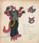 6_arms claws clothing green_eyes hair horn male multi_arm multi_limb solo tail white_hair spidersnax_(artist) mythology kumo_(cyber_zai) arachnid arthropod dragon hybrid mythological_creature mythological_scalie scalie spider