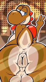 anthro anus backsack balls big_anus black_body blue_body brown_body butt genitals green_body male orange_body pink_body puffy_anus purple_body red_body smile smirk solo text text_background tongue tongue_out white_body yellow_body el_booki epilepsy_warning mario_bros nintendo super_mario_rpg_legend_of_the_seven_stars boshi black_yoshi blue_yoshi brown_yoshi cyan_yoshi green_yoshi orange_yoshi pink_yoshi purple_yoshi red_yoshi scalie white_yoshi yellow_yoshi yoshi 2020 animated english_text hi_res japanese_text no_sound short_playtime webm