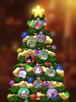 anthro christmas_decorations christmas_lights christmas_ornament christmas_tree female group holidays male plant star tree naoto christmas neopets bat bear canid canine canis cheetah domestic_cat domestic_dog felid feline felis fox hare lagomorph leporid mammal rabbit ragdoll_cat wolf absurd_res hi_res