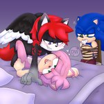 1:1 absurd_res amy_rose angry anthro bdsm bed blue_body blue_eyes blue_fur blush bodily_fluids bondage bound breasts canid canine canis canon_x_oc chair cuckold cum digital_media_(artwork) dreamatwrite eulipotyphlan fan_character female female_penetrated from_front_position fur furniture gag gagged genital_fluids genitals green_eyes group hair heart_symbol hedgehog hi_res looking_at_another looking_pleasured lying male male/female male_penetrating male_penetrating_female mammal missionary_position nipples nude on_back packed_mouth penetration penis pink_body pink_fur red_hair sega sex sonic_the_hedgehog sonic_the_hedgehog_(series) submissive submissive_male tattoo trio vaginal vaginal_penetration wings wolf xion_archaeus