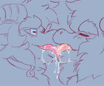 anthro blush bodily_fluids collar drooling duo french_kissing horn human_to_anthro interspecies kissing male male/male saliva sloppy_kiss species_transformation tongue transformation twinning ungulatr elliot_the_sheep gij_(character) bovid caprine human mammal sheep 6:5 animated no_sound short_playtime webm