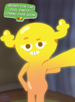 anthro antlers curvy_figure emoji female genitals horn looking_at_viewer nude selfie smile smiling_at_viewer solo text vulva wings thedispenser69 cartoon_network the_amazing_world_of_gumball penny_fitzgerald fairy absurd_res hi_res