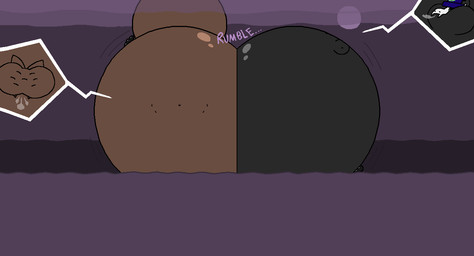 7_eyes 8_legs belly belly_expansion black_sclera expansion eyes_closed green_eyes holidays hose hose_inflation hyper hyper_inflation immobile inflation moon multi_eye onomatopoeia sound_effects text tube_bulge yellow_eyes yellow_sclera wackybatballoonz halloween tellware wesley_(wackybatballoonz) arachnid arthropod spider 2024