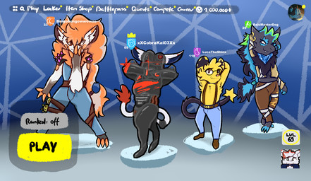 anthro armor jojo_pose machine male male/male power_armor luca_the_shinx_(artist) epic_games fallout fortnite jojo's_bizarre_adventure microsoft nintendo pokemon belu_miranda_(character) bino_(character) kai_mew-(character) luca_the_shinx generation_1_pokemon generation_4_pokemon generation_5_pokemon generation_8_pokemon hisuian_form hisuian_zorua hybrid legendary_pokemon mew_(pokemon) pokemon_(species) regional_form_(pokemon) shinx shiny_pokemon zoroark