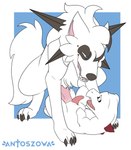 anal anal_penetration animal_genitalia animal_penis antoszowa big_penis canid canine duo erection feral feral_on_feral feral_penetrated feral_penetrating feral_penetrating_feral forced generation_2_pokemon generation_7_pokemon genital_slit genitals group hi_res lycanroc lying male male/male male_penetrated male_penetrating male_penetrating_male mammal midday_lycanroc nintendo on_back on_ground penetration penis pinned pokemon pokemon_(species) rape scared sex size_difference smaller_penetrated smile totodile