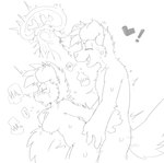 anthro big_breasts bodily_fluids bouncing_breasts breasts breath cervical_contact cum cum_in_uterus cum_inside duo exclamation_point female female_penetrated from_behind_position genital_fluids hand_on_butt heart_symbol internal looking_pleasured male male/female male_penetrating male_penetrating_female orgasm_face panting penetration penile penile_penetration penis_in_pussy question sex size_difference smaller_female standing_doggystyle uterus vaginal vaginal_penetration taro_bubbletea housepets! peanut_butter_(housepets!) tarot_(housepets!) canid canine canis domestic_dog mammal absurd_res hi_res sketch